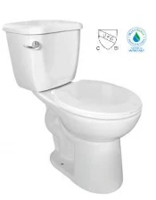 Lavabo silenciós de 2 peces d'una cisterna